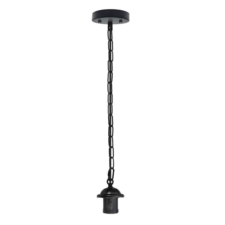 Ceiling Rose Chain Pendant E27 Fitting Hanging Lamp Holder Kit ~ 3354