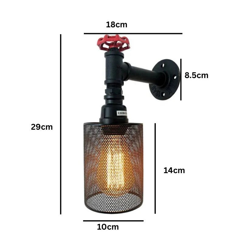 rustic bathroom wall lights for size