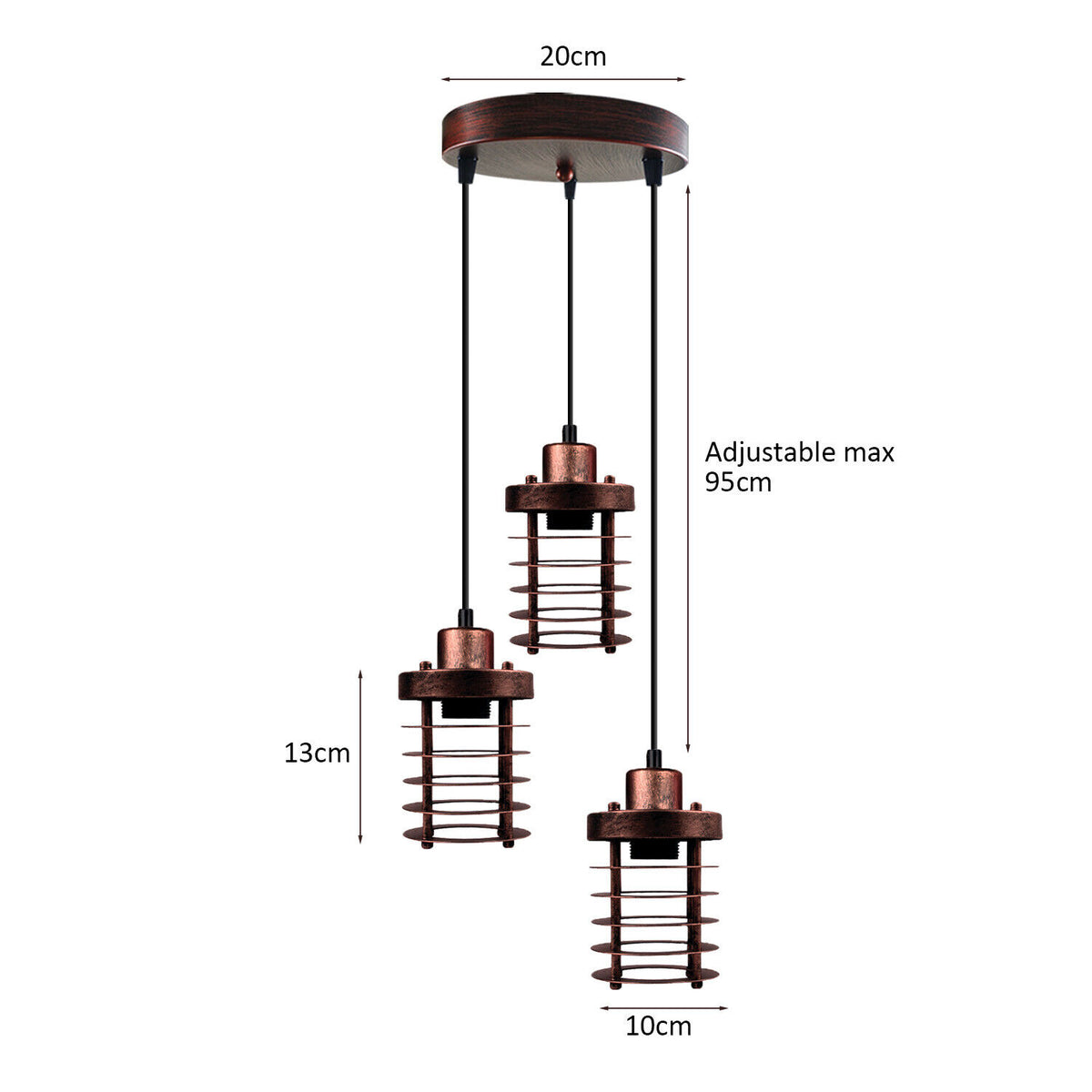 Metal Cage  Ceiling  Lamp  Pendant Lights