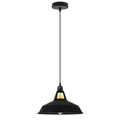 Industrial Black Pendant Ceiling Light  Baran Shade Hanging Lamp~4037