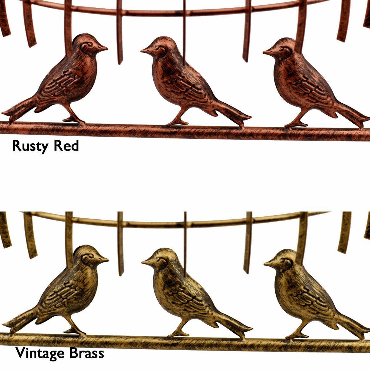 Vintage Industrial Chandelier Vintage Brass Bird Cage Ceiling Loft Pendant Light Lampshade~1147