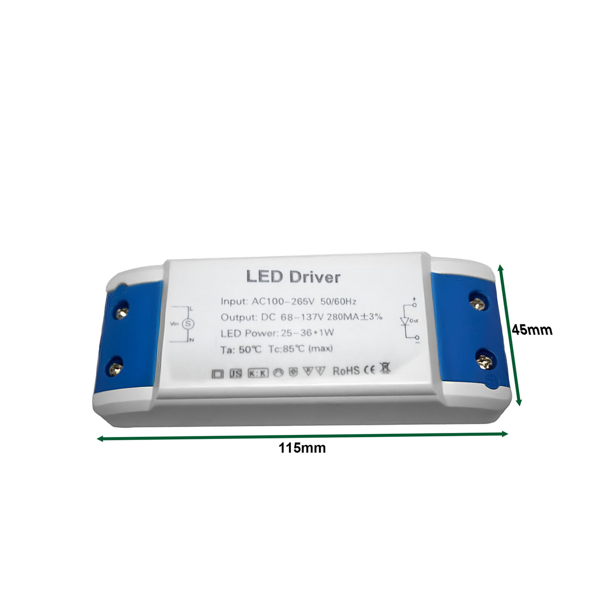Constant Current LED Driver 3W/5W/7W/9W/12W/18W/24W