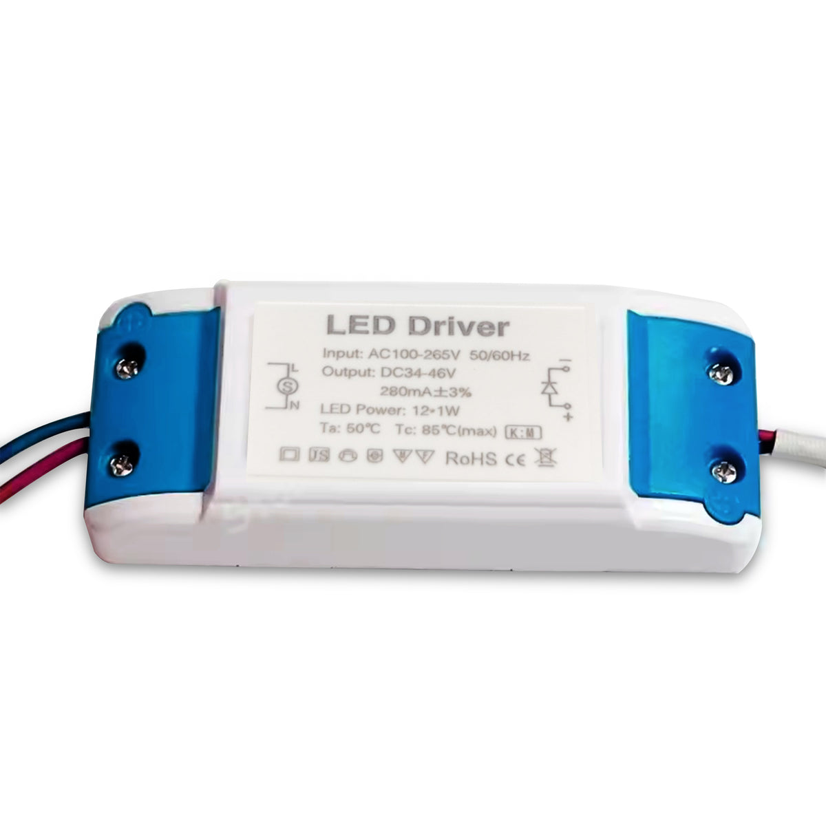 Constant Current LED Driver 3W/5W/7W/9W/12W/18W/24W/36W Transformer DC 8V-137V