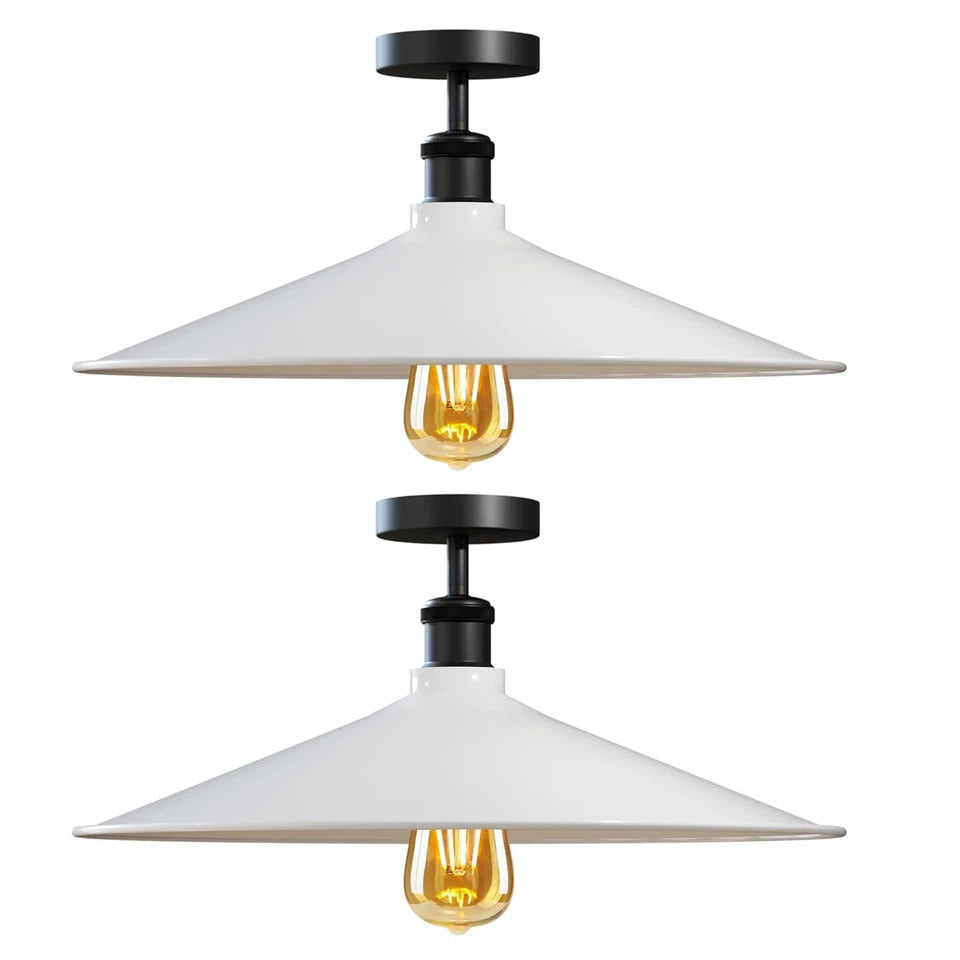 2 Pack Modern Flush Mount Ceiling Light Fixture~4091