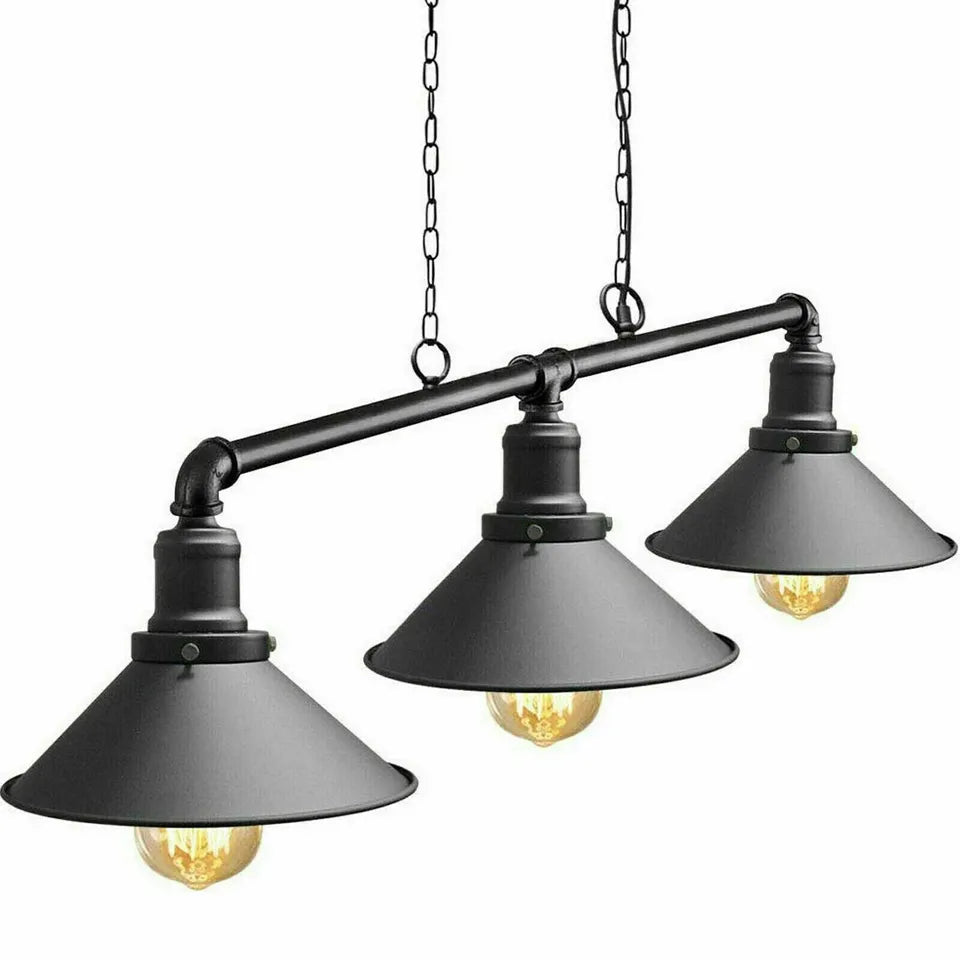 vintage pendant light, ceiling light kitchen, black pendant