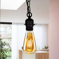 Ceiling Pendant Holder - E27 With 90cm Chain  ~1170 - Vintagelite