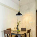 Black Retro Hemp Rope Barn Slot Metal Pendant Hanging Lights~1828 - Vintagelite