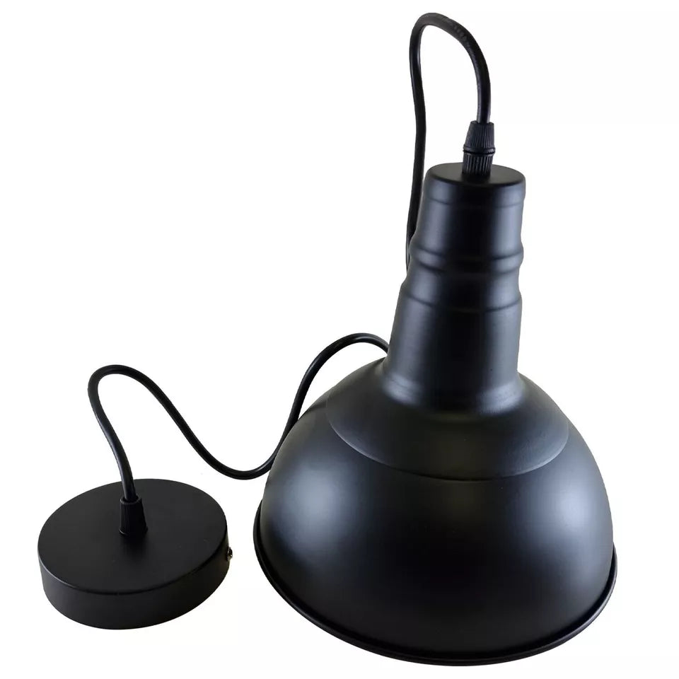 Black Retro Style Dome Shade Hanging Ceiling Pendant Light~2014