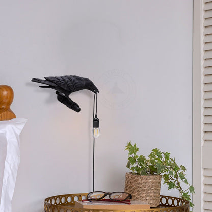 seletti crow lamp for bedroom