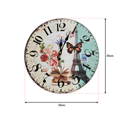 Plate Art Wall Clock