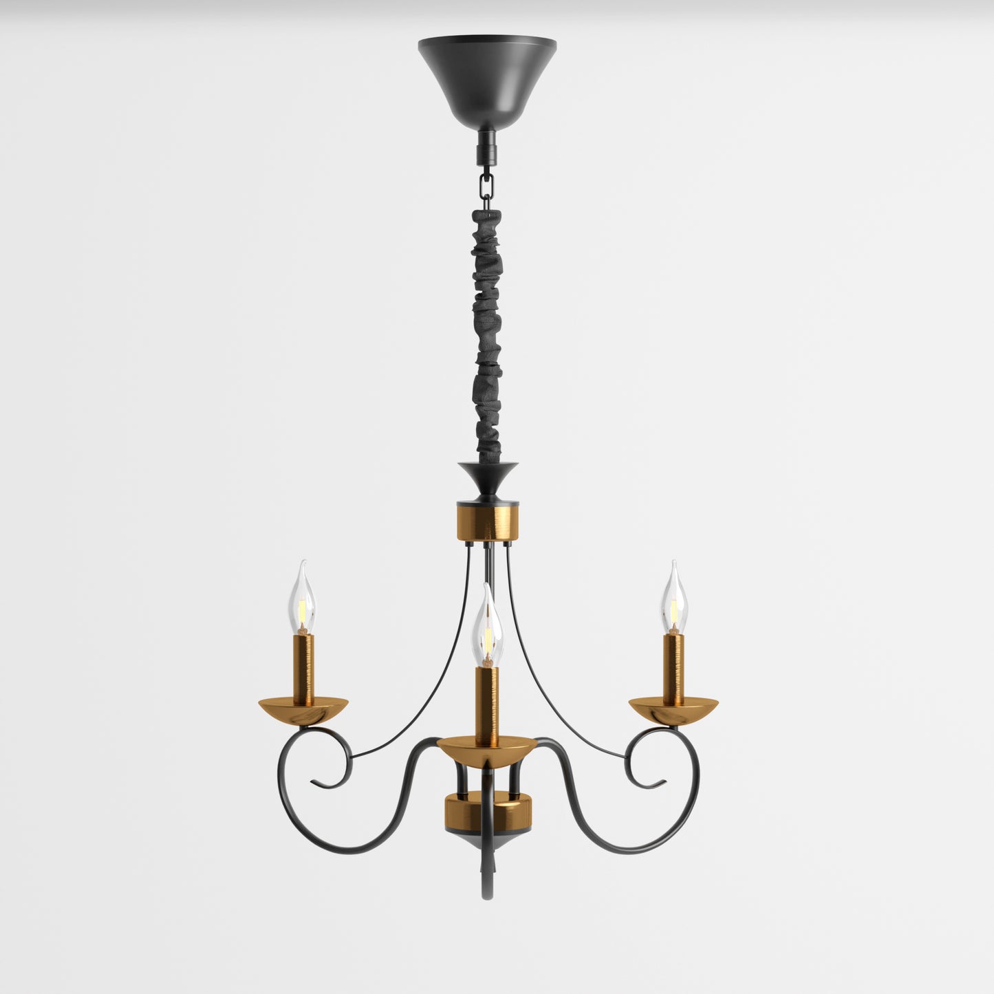 5/3 Arm Candle Light with Adjustable chain Traditional Design Ceiling Pendant light~3629