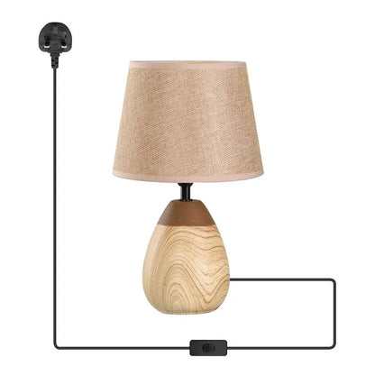 Bedside Table Lamp Gold Colour