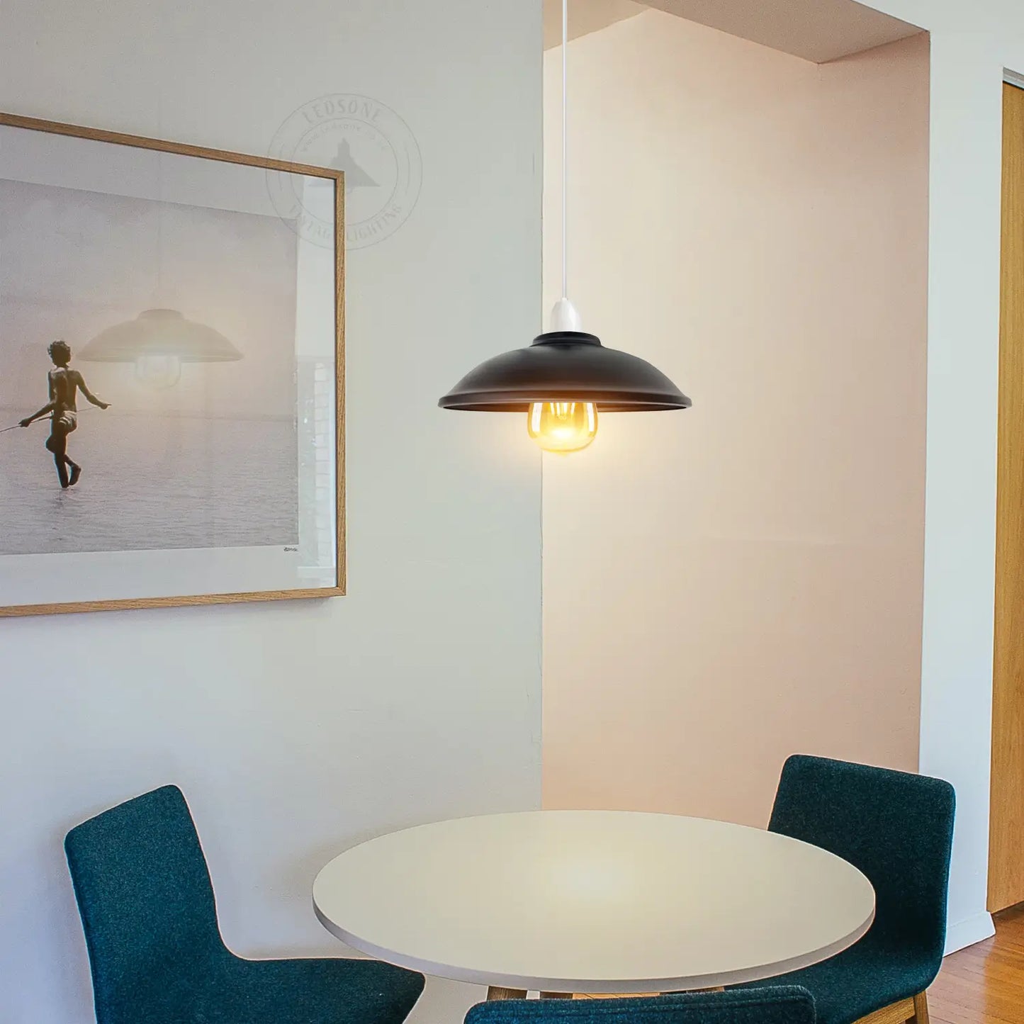 vintage metal ceiling light shade
