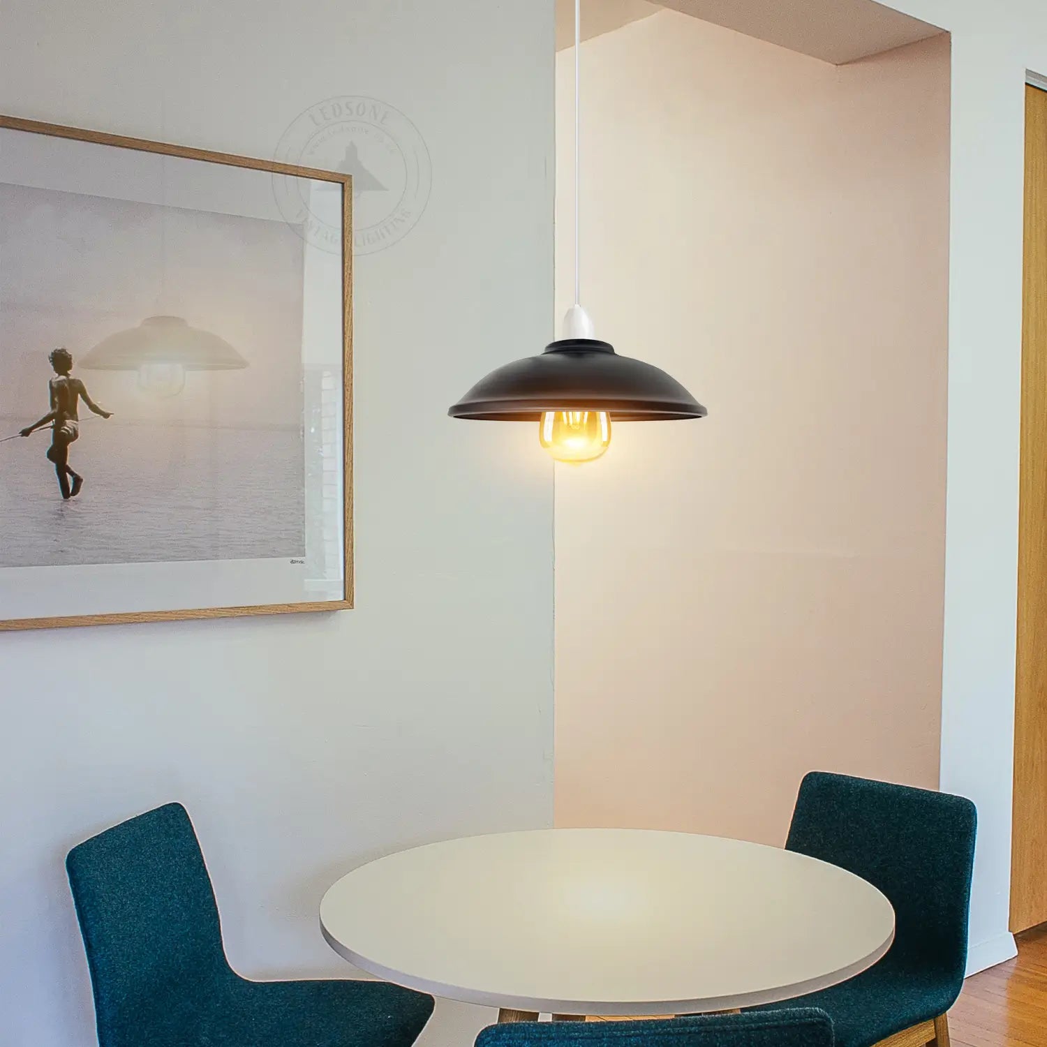 vintage metal ceiling light shade