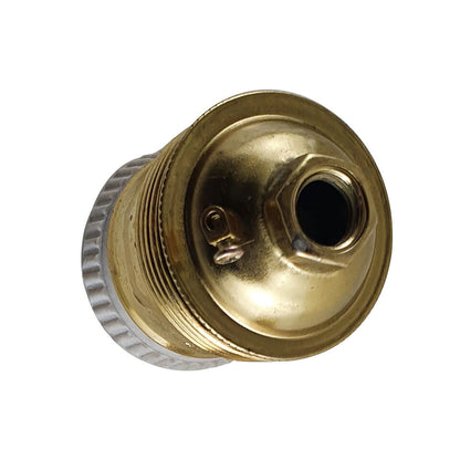 Metal Satin Nickel Pendant Lamp Holder Edison E27 Bulb Light Socket~3242