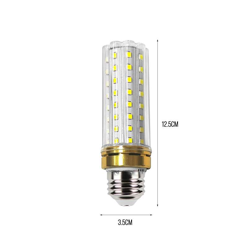 Flicker Corn Light 24W E27 Base LED Chip Cool White For Home Indoor Style - Size image