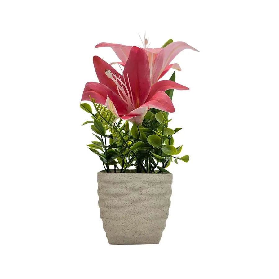 plastic lily flower Artificial Lily Flowers – Vintagelite