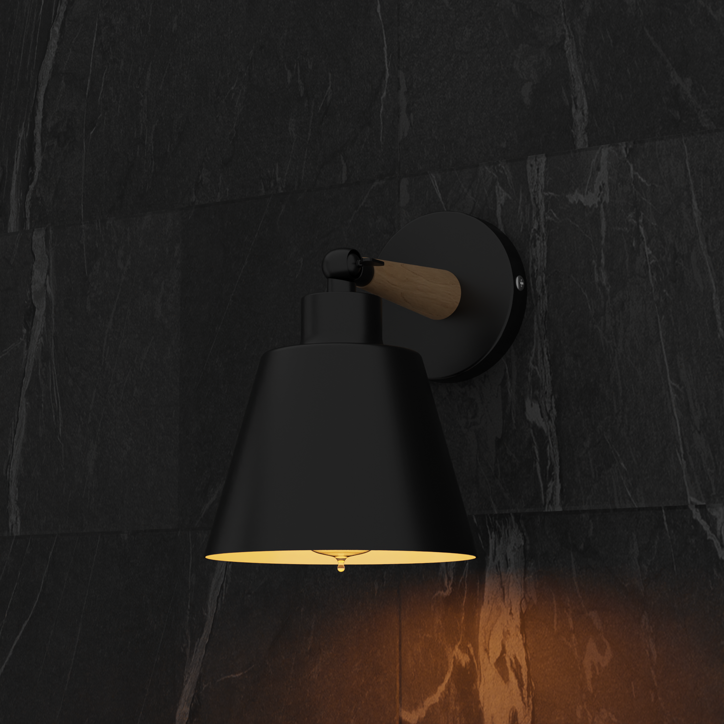 Black Sconce  Adjustable Hanging Ceiling Pendant light Fixture=Application image