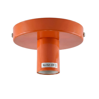 Vintage semi flush mount light