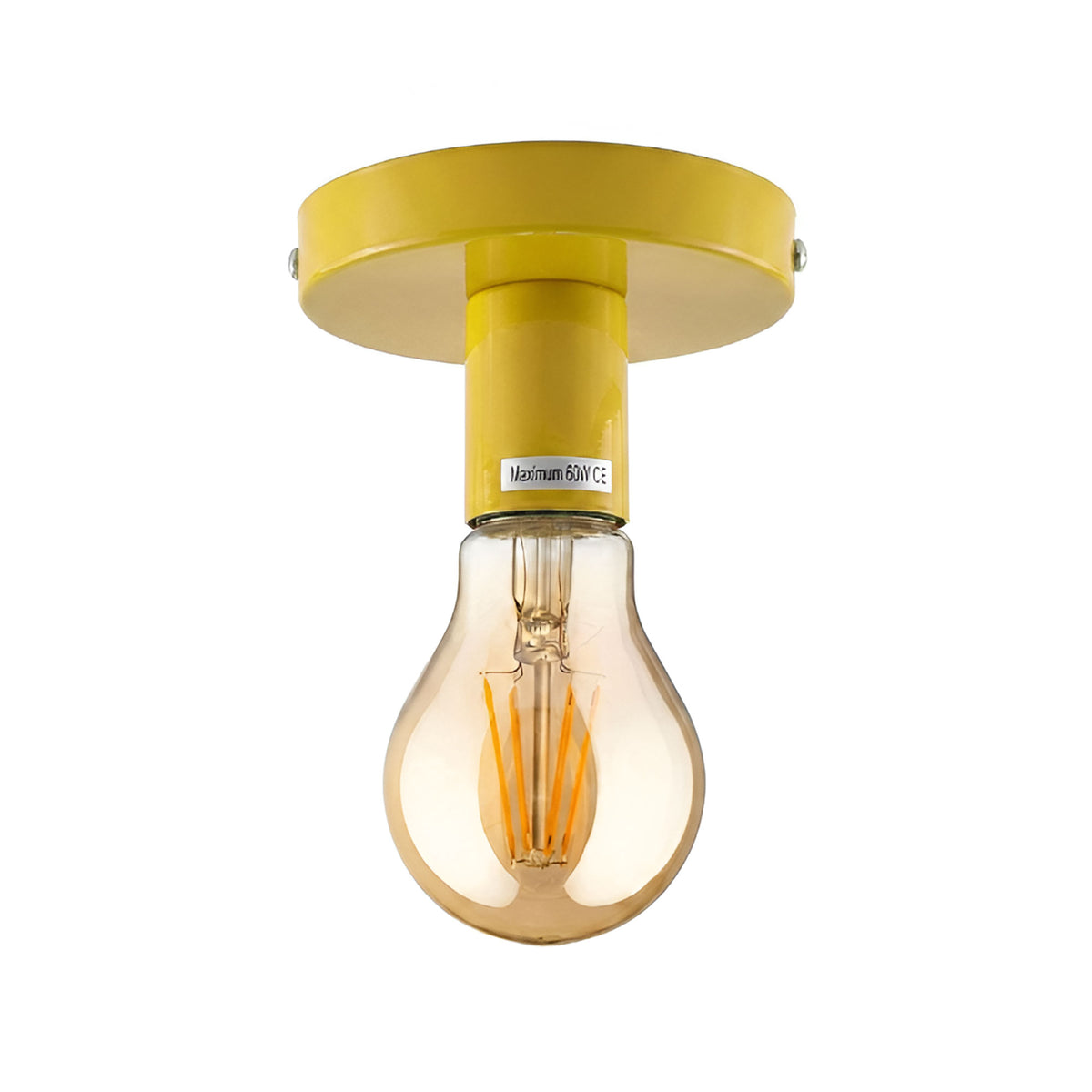 Vintage semi flush mount ceiling light