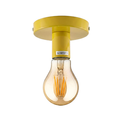 Vintage semi flush mount ceiling light
