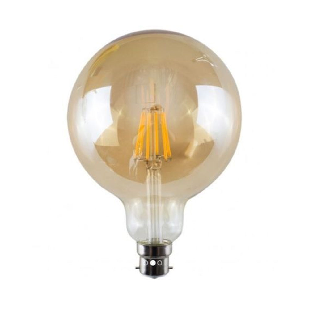 LED G125 B22 8W Dimmable Globe Industrial Vintage Bulb - Vintagelite