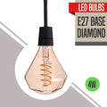 diamond LED Bulb 4W E27 Base