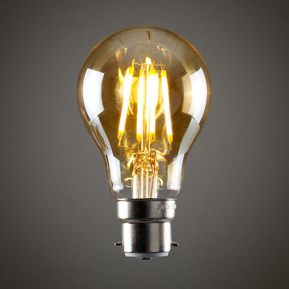 LED A60 B22 4W Dimmable Globe Industrial Vintage Bulb - Vintagelite