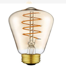 Vintage Antique Style Edison LED Soft Light ST64 4w Bulb~2522
