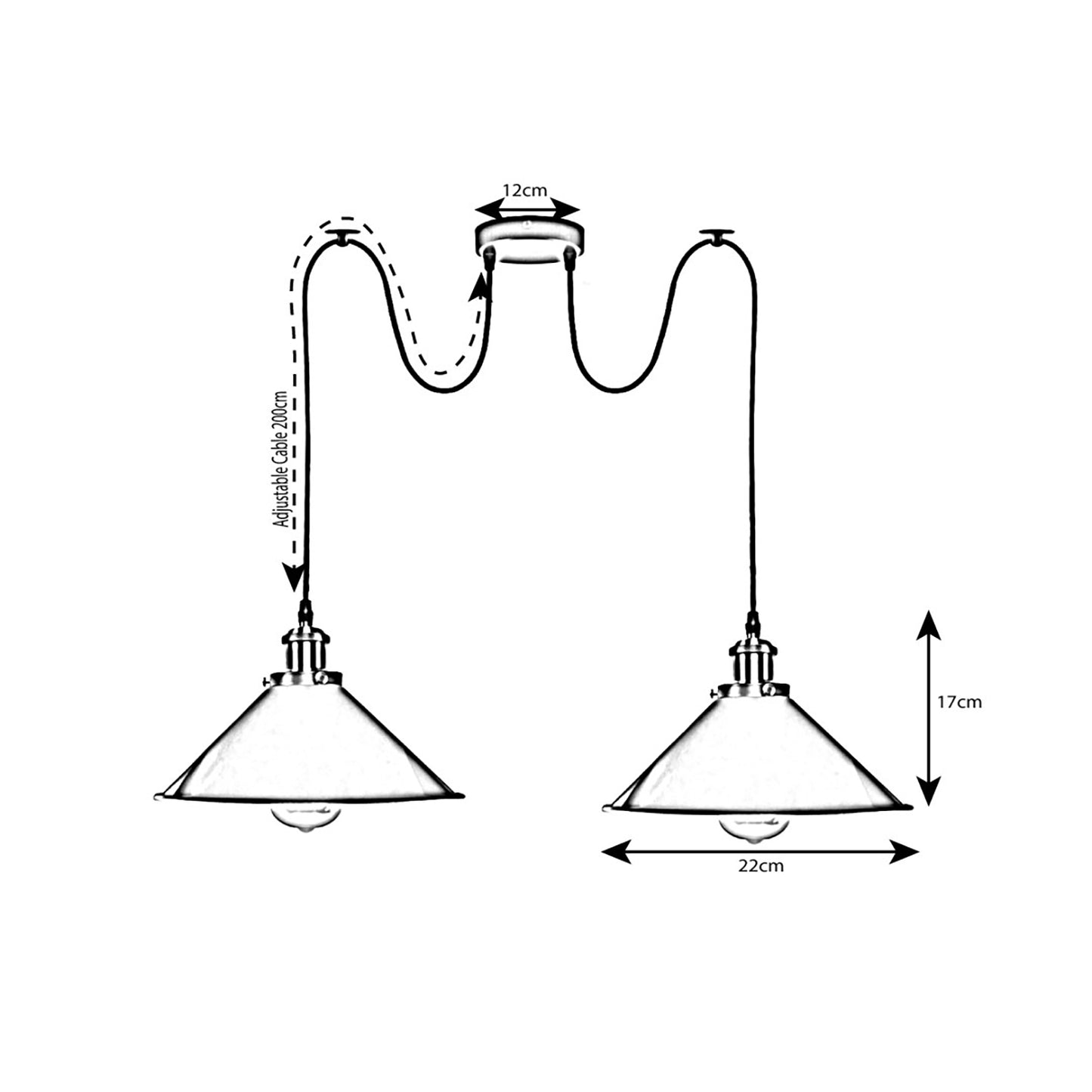 Spider Lamp Shades UK - Retro Industrial Pendant Light ~ 2236