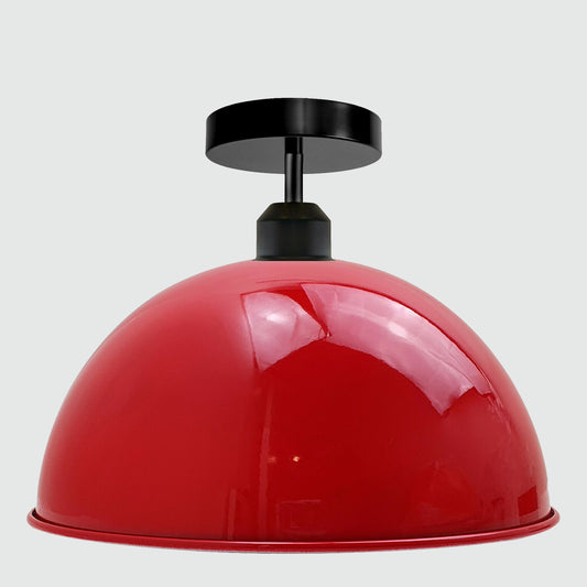 Retro Industrial vintage style Dome Shade ceiling light Red~2191