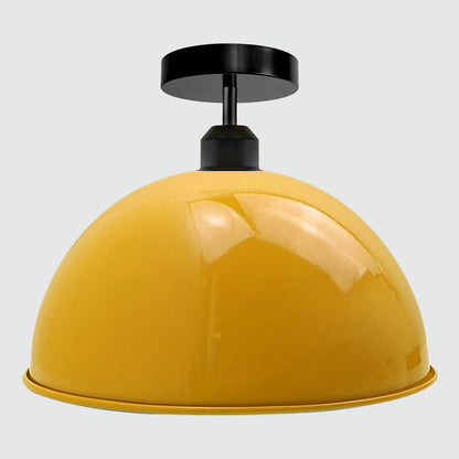 Retro Industrial vintage style Dome Shade ceiling light Yellow~2190