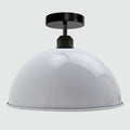 Retro Industrial vintage style Dome Shade ceiling light White~2186 - Vintagelite