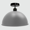 Retro Industrial Vintage Style Dome Shade Ceiling Light Grey~2185