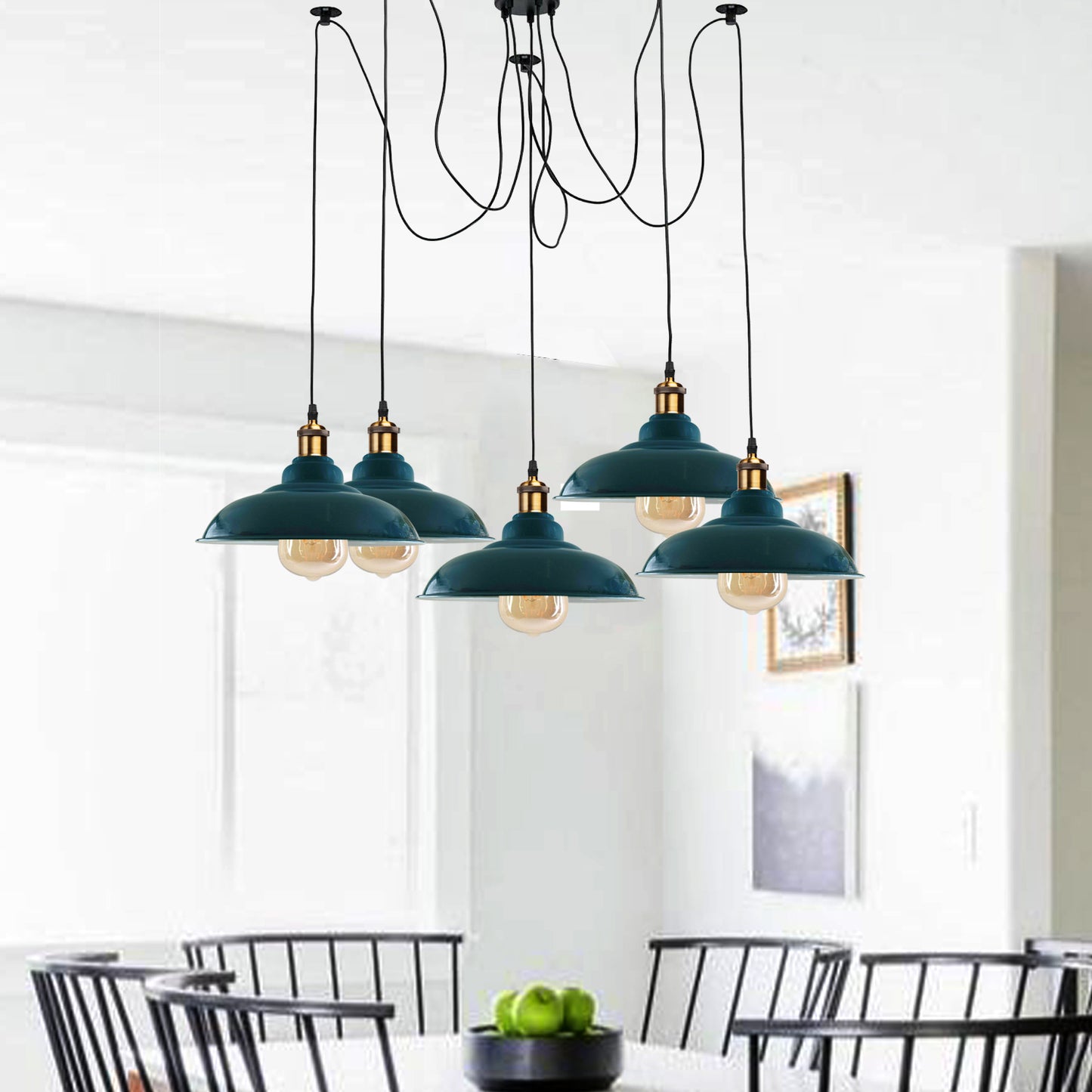 Illuminate Your Home with the Latest 5way Vintage Ceiling Pendant Spider Light ~2219