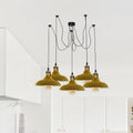 Modern Design Unique Yellow Pendant Lamp | 5 Arms | Adjustable Height~2210 - Vintagelite