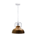 Brushed Copper Vintage Retro Demo Metal Shade Pendant Light