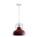 Burgundy Retro Metal Barn Ceiling Pendant Ceiling Light