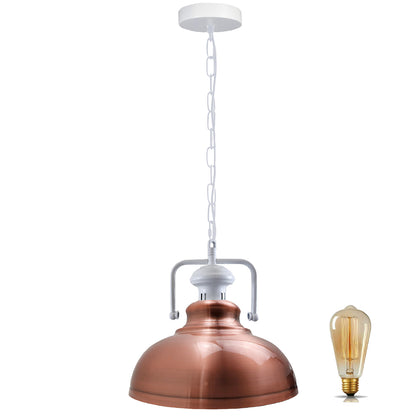 Copper Metal Barn Pendant Ceiling Light for Kitchen