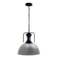 Grey Retro Loft Style Metal Demo Shade Ceiling Pendant Light