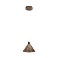 Modern Industrial Retro Ceiling Lampshade Pendant Light Rustic Shade Chandelier UK Brushed Copper~2502 - Vintagelite