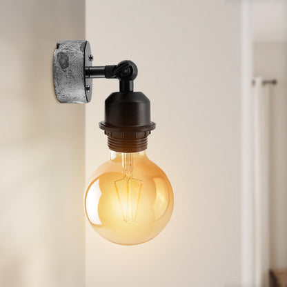 Vintage Industrial Wall Light with 180-Degree Adjustable Arm Holder: Retro Charm Meets Function~2549