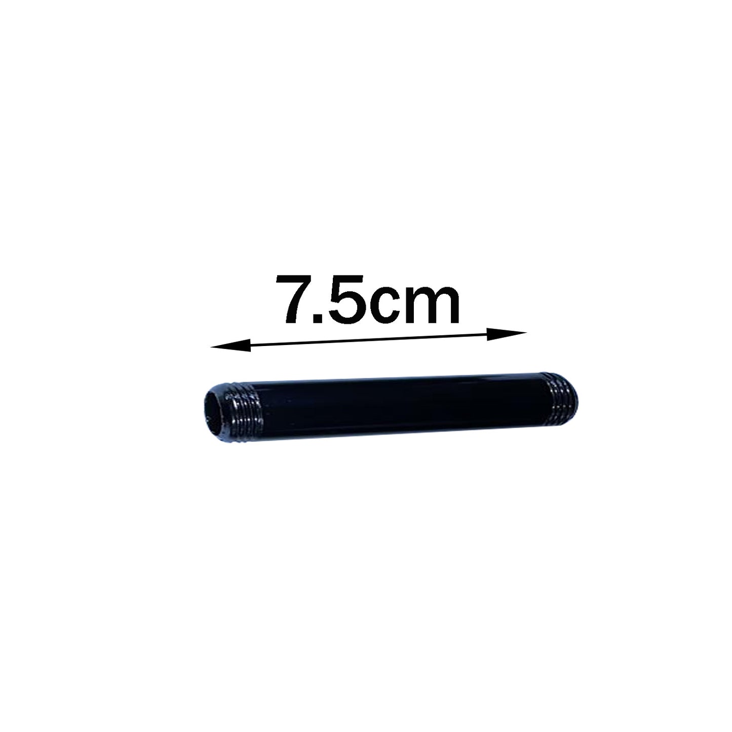 Industrial Black iron threaded pipe Lighting Chandelie Pipe lighting accessories-7.5cm~2566