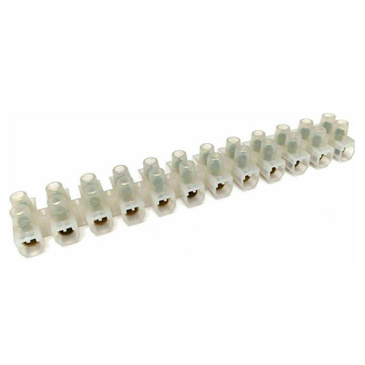 12 Way Connector Strip 6A Terminal Connection~2044 - LEDSone UK Ltd