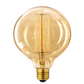 Dimmable G125 E27 40W Globe Industrial Vintage Filament Bulb - Vintagelite