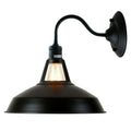 Vintage Retro High Polished Black Wall Sconce Wall Light Shade