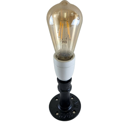 Vintage Industrial E27 Holder White Ceiling Light Fitting Flush Pipe Vintage Lighting~2620