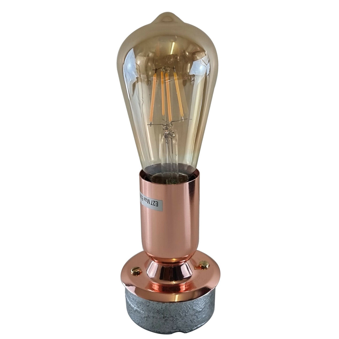 Modern Retro Industrial Vintage Ceiling Light Conduit Metal Flush Mount E27 Lamp~2631