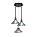 Industrial Vintage Metal Retro Chrome Ceiling Pendant LampShade