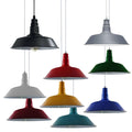 Modern Adjustable Bowl Various Colour Pendant Lamp E27 Holder